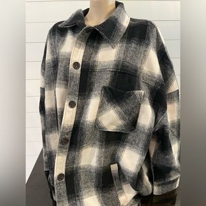 Plus size Shacket NWOT